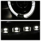 Spyder Ford Super Duty 11-16 Projector Headlights LEDHalo DRL All Black PRO-YD-FS11-HL-BKV2 5086013