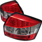 Spyder Audi A4 02-05 LED Tail Lights Red Clear ALT-YD-AA402-LED-RC 5000040