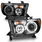 Anzo 2007-2013 Toyota Tundra Projector Headlights w/ Halo Black (CCFL)