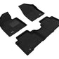 3D MAXpider 13-18 Hyundai Santa Fe Sport Elegant 1st 2nd Row - Floor Mat Set (Black) L1HY01704709