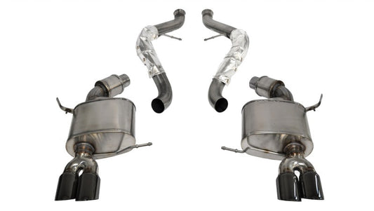 Corsa Performance 08-12 BMW M3 Convertible E93 Black Sport Cat-Back Exhaust