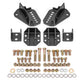 BMR Suspension BMR 64-72 GM A-Body Coilover Conversion Kit Rear Adjust Shock Mt w/o CAB - Black Hammertone CCK402H