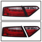 Spyder 08-12 Audi A5 LED Tail Lights - Red Clear ALT-YD-AA508V2-LED-RC 5083258