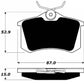 Porterfield Brake Pads for 1985 VOLKSWAGEN GOLF GTI