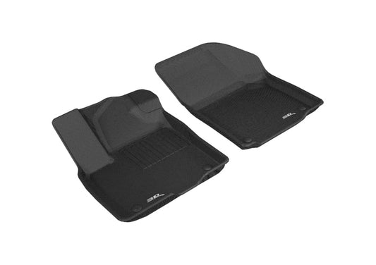 3D MAXpider 2018-2019 Volkswagen Atlas Kagu 1st Row Floormat - Black L1VW08411509