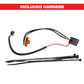 ANZO 15-23 Dodge Charger Black LED Grille w/ Initiation & Running Light/DRL Bar 901028