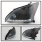 Spyder Lexus RX330 2004-2006 Projector Headlights Halogen Model- DRL LED Blk PRO-YD-LRX35004-DRL-BK 5076779