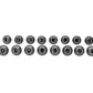 Ford Racing M12 x 1.5 Black Lug Nut - Set of 20 M-1012K-BSB