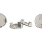 Ford Racing Ford Truck/SUV Black And Chrome Wheel Center Cap Kit M-1096K-BCT