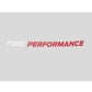 Ford Racing Ford Performance Bronco Windshield Banner - White/Red M-1820-BRR