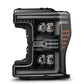 AlphaRex 17-19 Ford F-250/350/450 SD NOVA-Series LED Proj Headlights Alpha-Bk w/Acv Light SS & SBDRL 880324 *Discontinued