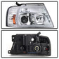 Spyder 04-08 Ford F-150 Light Bar Projector Headlights - Chrome (PRO-YD-FF15004V2-LB-C) 5084637
