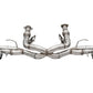Corsa 2020 Corvette C8 3in Xtreme Cat-Back Exhaust 4.5in Pol Quad Tips - Deletes stock AFM Valve 21104