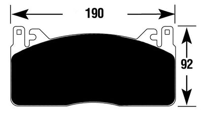 Porterfield Brake Pads for 2017 FORD MUSTANG Shelby GT350