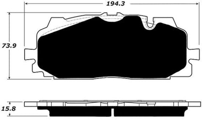 Porterfield Brake Pads for 2017 AUDI SQ7
