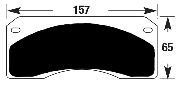 Porterfield Brake Pads for 1969 CHEVROLET CORVETTE Dual Pin