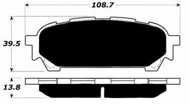 Porterfield Brake Pads for 2004 SUBARU FORESTER 2.5XS