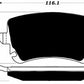 Porterfield Brake Pads for 2010 AUDI A8 Quattro 4.2L V8