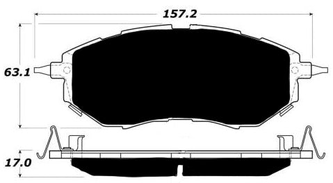 Porterfield Brake Pads for 2011 SUBARU LEGACY SEDAN 3.6R