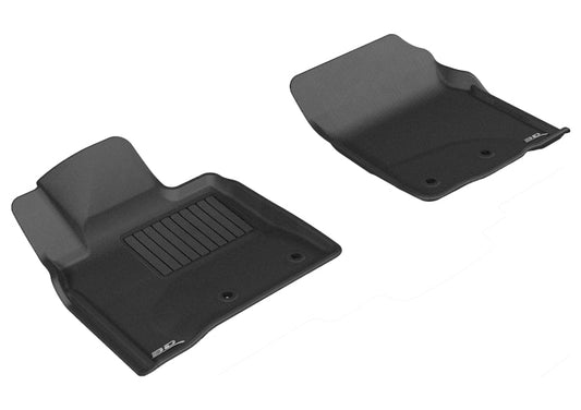 3D MAXpider 2008-2011 Lexus/Toyota LX/Land Cruiser Kagu 1st Row Floormat - Black L1LX03711509