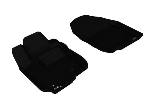 3D MAXpider 2006-2012 Toyota RAV4 Kagu 1st Row Floormat - Black L1TY02311509