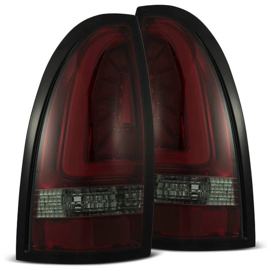 AlphaRex 05-15 Toyota Tacoma PRO-Series LED Tail Lights Red Smoke 680040 *Discontinued