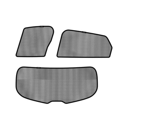 3D MAXpider 2016-2018 Mazda CX-3 Black Sun Shades - Complete Set S1MZ0510
