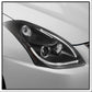 Spyder Nissan Altima 4Dr 10-12 Projector Headlights Light DRL LED Halo Blk PRO-YD-NA104D-LTDRL-BK 5076830