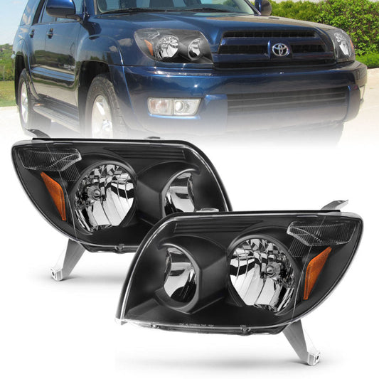 Anzo  2003-2005 Toyota 4Runner Crystal Headlights Black