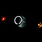 Anzo 2004-2007 Mitsubishi Lancer Projector Headlights w/ Halo Black (CCFL)