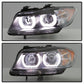 Spyder BMW E90 3-Series 06-08 4DR Headlights - Halogen Model Only - Black PRO-YD-BMWE9005V2-AM-BK 5083432