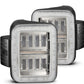 AlphaRex 19-24 Jeep Gladiator JT Nova-Series Prismatic LED Tail Lights - Chrome 602060 *Discontinued
