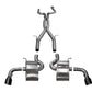 Corsa 16-18 Chevy Camaro SS Xtreme 2.75in Cat-Back Dual Rear Exit w/ Single 4.5in Black PVD Tips 14773BLK