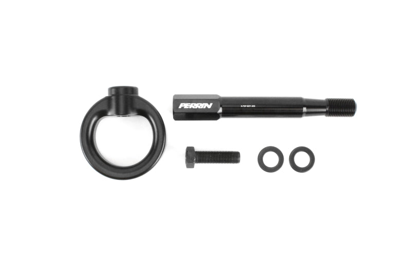 PERRIN [08-14 WRX/STI Hatchback] Tow Hook Kit Rear Black