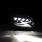 AlphaRex 14-19 Lexus GX 460 NOVA LED Projector Headlights Plank Style Black w/Activ Light/Seq Signal 880300 *Discontinued