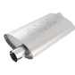 Borla Universal Pro-XS Oval 2.25in Inlet / Outlet Offset Notched Muffler 400489