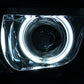 Anzo 2010-2013 Chevrolet Camaro Projector Headlights w/ Halo Chrome (CCFL)
