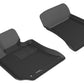 3D MAXpider 2010-2013 Mercedes-Benz E-Class W212 Kagu 1st Row Floormat - Black L1MB05711509