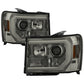 Spyder GMC Sierra 1500/2500/3500 07-13 V2 Projector Headlights - Smoke PRO-YD-GS07V2-LBDRL-SM 5083654