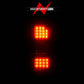 ANZO 2014-2018 GMC Sierra LED Tail Lights Black Housing Clear Lens 311397