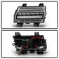 Spyder Jeep Wrangler 2018-2019 (Halogen Model Only) LED Front Bumper Lights - Seq. Signal - Black 5086785