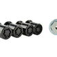 Ford Racing M12 x 1.5 Black Security Lug Nut Kit - Set of 4 M-1A043-B