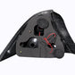 Anzo 2001-2003 Honda Civic Taillights Black w/ Halo