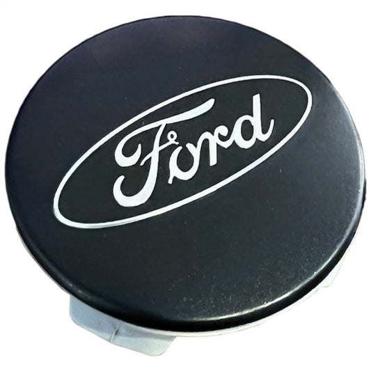 Ford Racing Ford Car Black & Chrome Wheel Center Cap Kit - Satin M-1096K-BCS