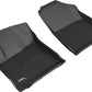3D MAXpider 20-21 Hyundai Venue Kagu 1st Row Floormats - Black L1HY10211509