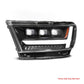 ANZO 19-24 RAM 1500 (New Body/OE Halogen) Full LED Proj Headlights DRL/SeqSig Black - Driver Side 111628A-L