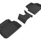 3D MAXpider 2016-2019 Mini Clubman Kagu 2nd Row Floormats - Black L1MN01321509