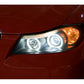 Spyder BMW E90 3-Series 06-08 4DR Projector CCFL Halo - Eyebrow Bulb Blk- PRO-YD-BMWE9005-CCFL-BK 5029652