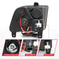 Anzo 2005-2009 Ford Mustang Projector Headlights w/ Halo Black