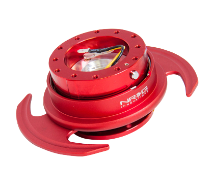 NRG Quick Release Kit Gen 3.0 - Red Metal Body / Red Ring w/Handles